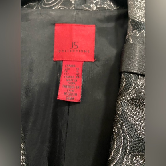 2-PIECE MOTHER OF THE BRIDE SET JS COL JACKET SIZE 14 & JR NITES SZ 16 TOP - Picture 4 of 12